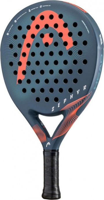 Padelracket head zephyr grijszalmv4